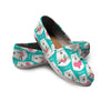 White Mama Bear Canvas Shoes-grizzshop