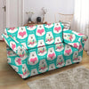 White Mama Bear Loveseat Cover-grizzshop