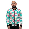 White Mama Bear Men's Bomber Jacket-grizzshop