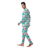 White Mama Bear Men's Pajamas-grizzshop