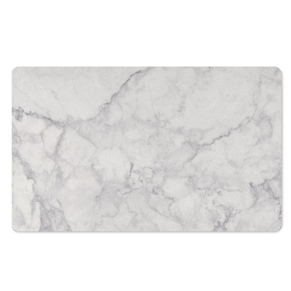 White Marble Door Mat-grizzshop