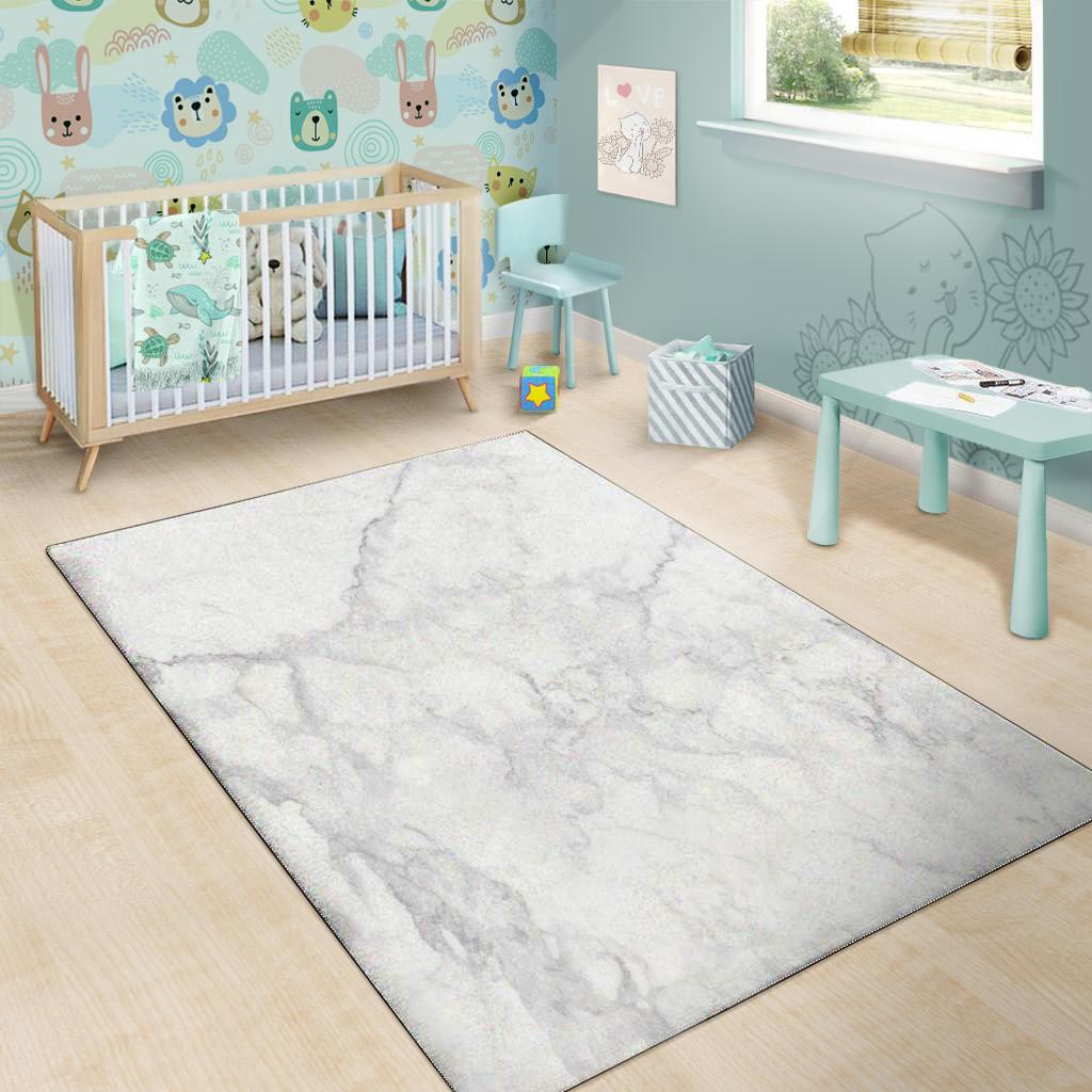 White Marble Floor Mat-grizzshop