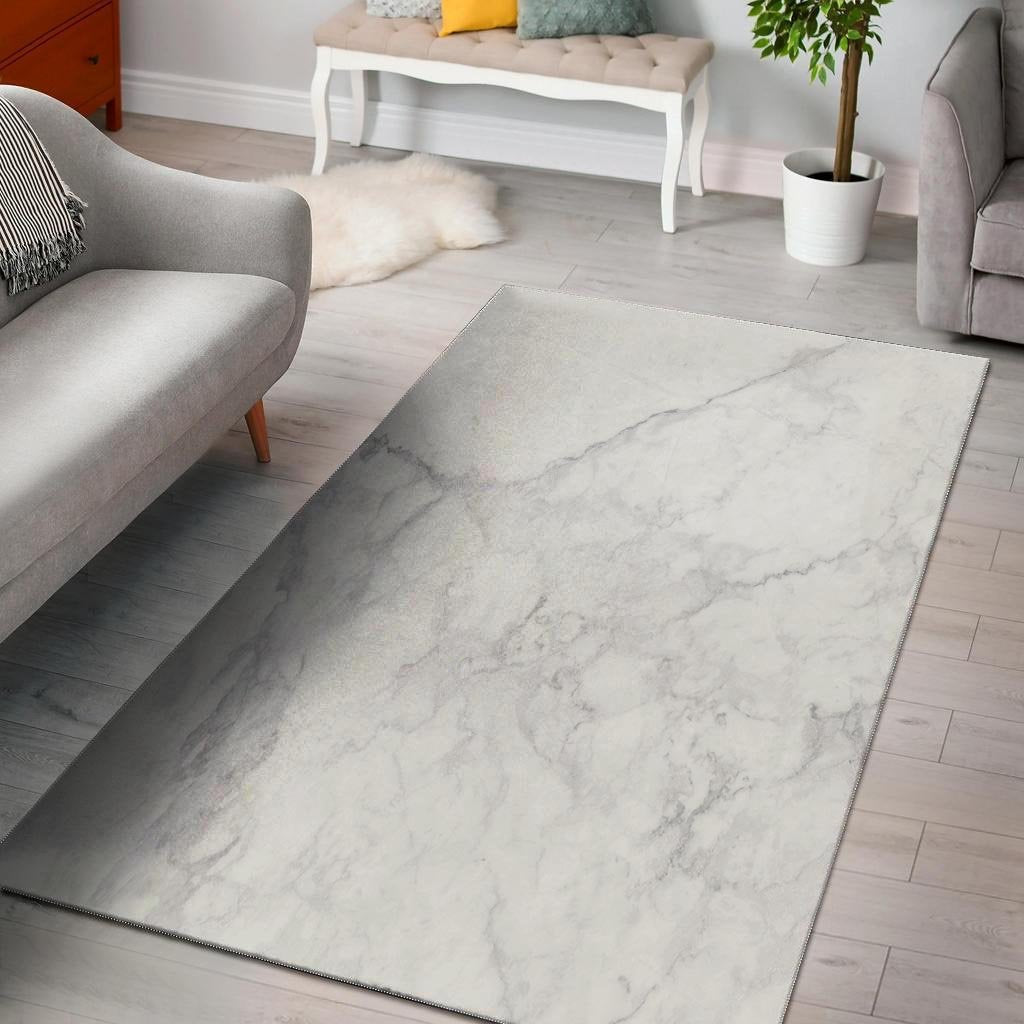 White Marble Floor Mat-grizzshop