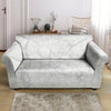 White Marble Loveseat Cover-grizzshop