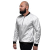 White Marble Men's Bomber Jacket-grizzshop