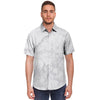 White Marble Men's Short Sleeve Shirt-grizzshop