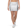 White Marble Mini Skirt-grizzshop