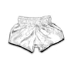 White Marble Pattern Muay Thai Boxing Shorts-grizzshop