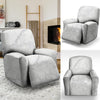 White Marble Recliner Cover-grizzshop