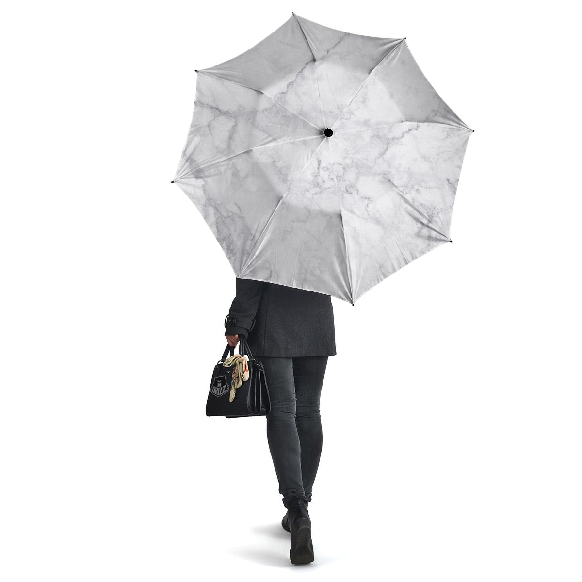 White Marble Umbrella-grizzshop