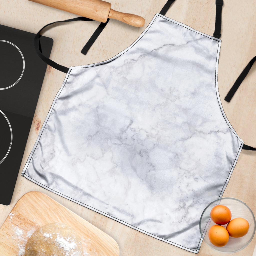 White Marble Women's Apron-grizzshop