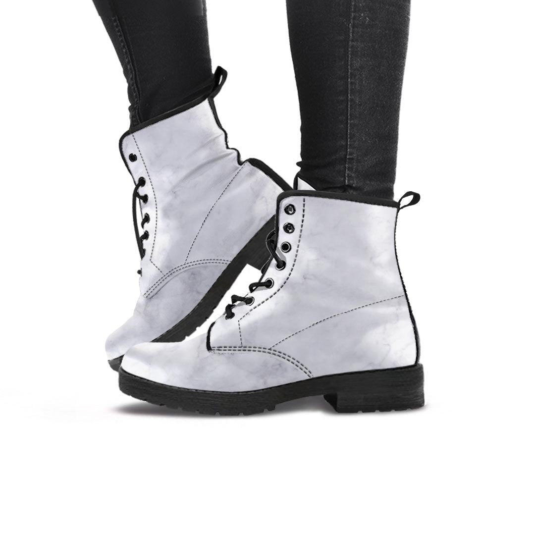 White Marble Women's Boots-grizzshop