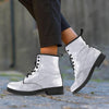 White Marble Women's Boots-grizzshop