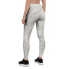 White Marble Women's Leggings-grizzshop