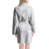 White Marble Women's Robe-grizzshop