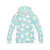 White Rubber Duck Pattern Print Men Pullover Hoodie-grizzshop