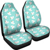 White Rubber Duck Pattern Print Universal Fit Car Seat Cover-grizzshop