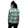 White Tiger Japanese Print Pattern Women's Bomber Jacket-grizzshop