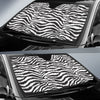 White Tiger Pattern Print Car Sun Shade-grizzshop