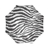 White Tiger Pattern Print Foldable Umbrella-grizzshop