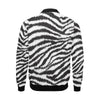 White Tiger Pattern Print Men's Bomber Jacket-grizzshop