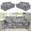 White Tiger Pattern Print Sofa Covers-grizzshop