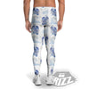 White Tiger Tattoo Japanese Print Pattern Men's Leggings-grizzshop