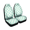White and Teal Polka Dot Car Seat Covers-grizzshop