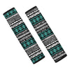 White and Turquoise Tribal Navajo Hand Drawn Seat Belt Cover-grizzshop