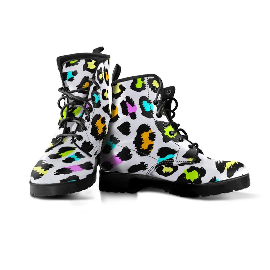 White Leopard Men's Boots-grizzshop