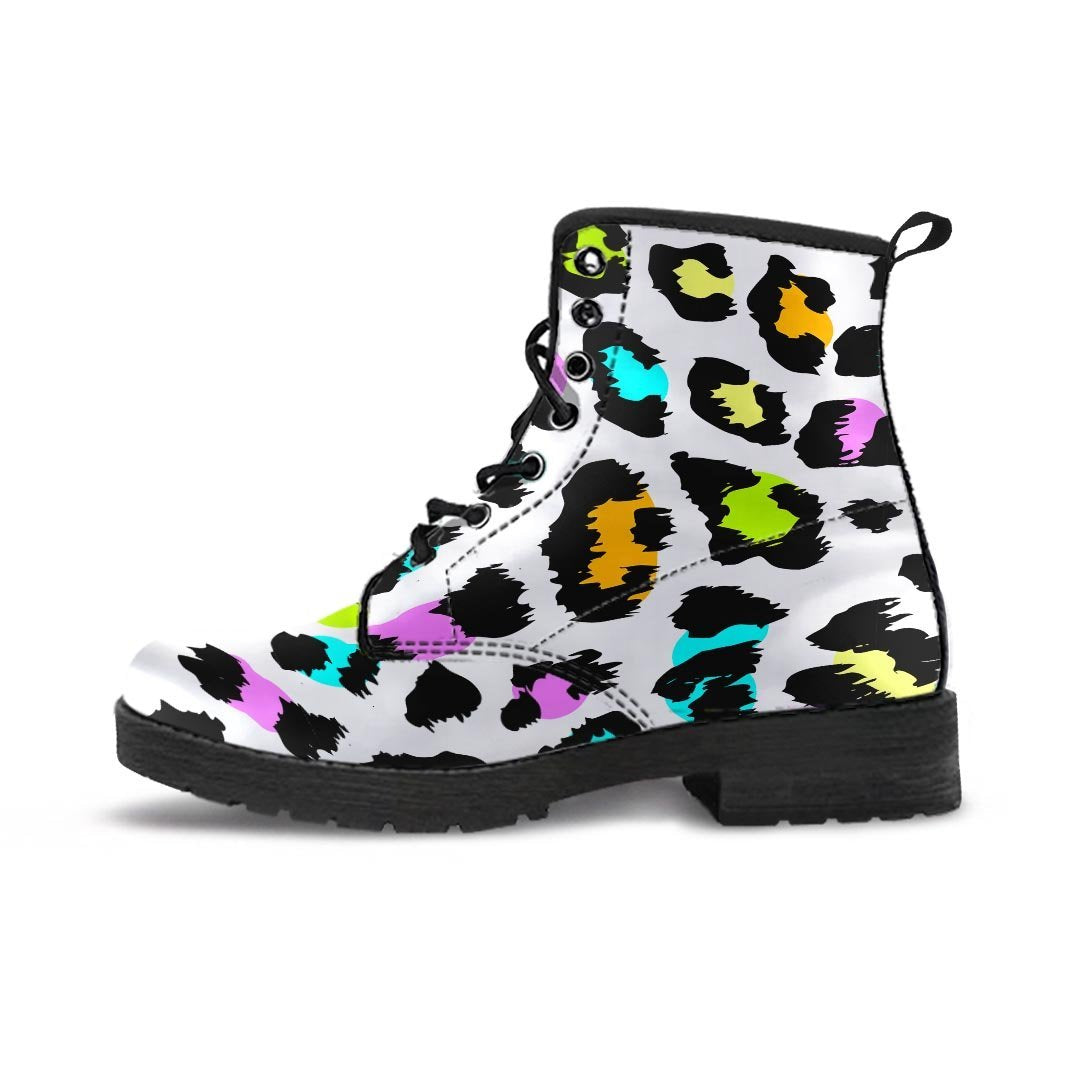 White Leopard Men's Boots-grizzshop