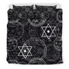 Wiccan Gothic Witch Pagan Pattern Print Duvet Cover Bedding Set-grizzshop