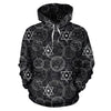 Wiccan Gothic Witch Pagan Pattern Print Women Men Pullover Hoodie-grizzshop