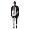 Wiccan Palmistry White And Black Print Men's Pajamas-grizzshop