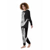 Wiccan Palmistry White And Black Print Women's Pajamas-grizzshop