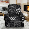 Wiccan Witch Pagan Pattern Print Recliner Cover-grizzshop