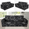 Wiccan Witch Pagan Pattern Print Sofa Covers-grizzshop