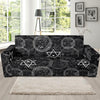 Wiccan Witch Pagan Pattern Print Sofa Covers-grizzshop