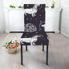 Wiener Dog Dachshund Astronaut Pattern Print Chair Cover-grizzshop