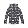 Wiener Dog Dachshund Astronaut Pattern Print Men Pullover Hoodie-grizzshop