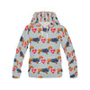 Wiener Dog Dachshund Pattern Print Men Pullover Hoodie-grizzshop