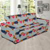 Wiener Dog Dachshund Pattern Print Sofa Covers-grizzshop