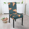 Wiener Dog Dachshund Portrait Pastel Pattern Print Chair Cover-grizzshop