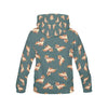 Wiener Dog Dachshund Portrait Pastel Pattern Print Men Pullover Hoodie-grizzshop