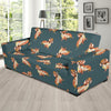 Wiener Dog Dachshund Portrait Pastel Pattern Print Sofa Covers-grizzshop