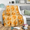 Wiener Dog Dachshund Woof Woof Pattern Print Blanket-grizzshop