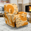 Wiener Dog Dachshund Woof Woof Pattern Print Recliner Cover-grizzshop