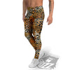 Wild Animal Skins Patchwork Print Pattern Men's Leggings-grizzshop