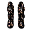 Wild Flower Print Pattern Muay Thai Shin Guards-grizzshop