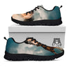 Wild Horses Running Print Black Sneaker-grizzshop